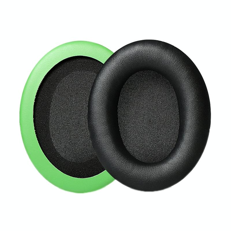 2-Pack Headset Earmuffs For Kingston Hyperx Cloud Ii - Black & Green-1915197277941665792