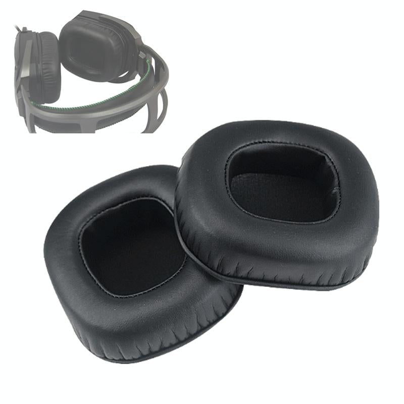 Pair Of Black Sponge Earpads For Razer Tiamat 7.1 Headset-1922443421356789765