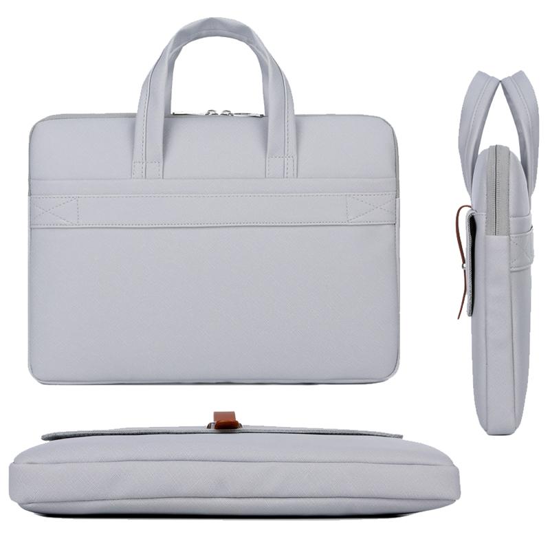15-15.6 Inch Pink Pu Waterproof Laptop Bag - Durable And Stylish-1915196727829336066