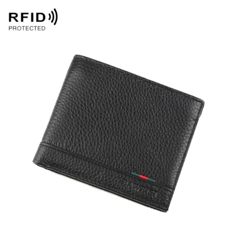 Rfid-Blocking Men Wallet With Card Slots-1915198104185999367