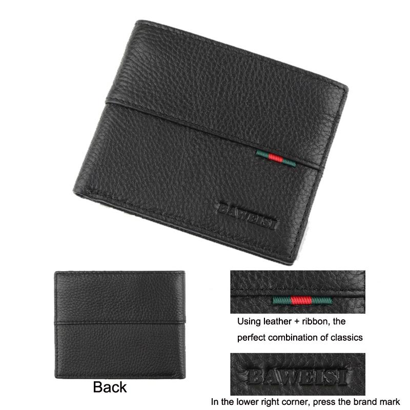 Rfid Men Short Wallet With Card Slots-1915197961730658305