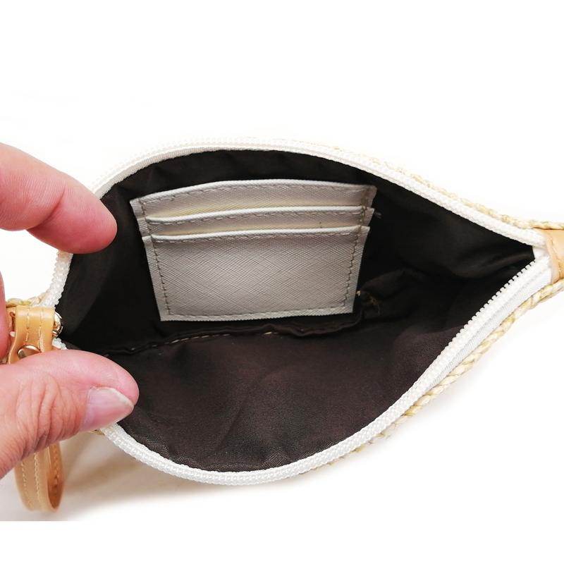 Beach Straw Clutch Coin Purse For Summer Fun-1915197954239631363