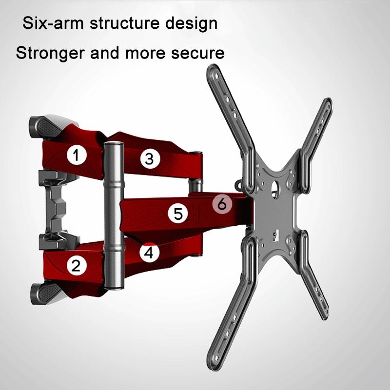 Swivel Tv Wall Mount For 32-52 Inch Monitors-1915197831942115333