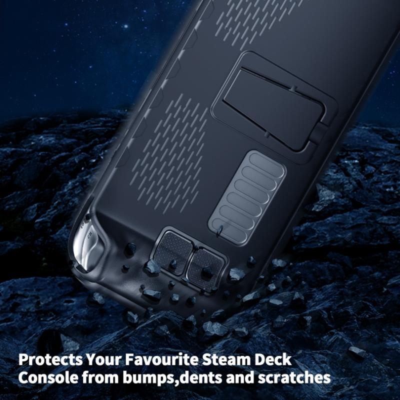 Tpu Case + Touchpad Sticker For Steam Deck Handheld - Compact Protection-1915197507944714243
