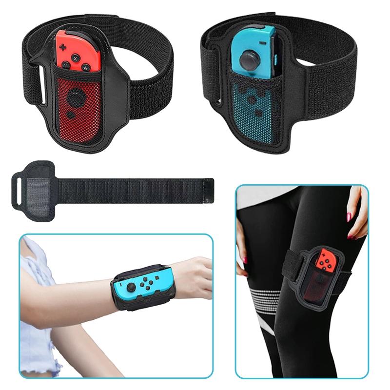 Flexible Joycon Leg Strap With Adjustable Band-1915197057791037440