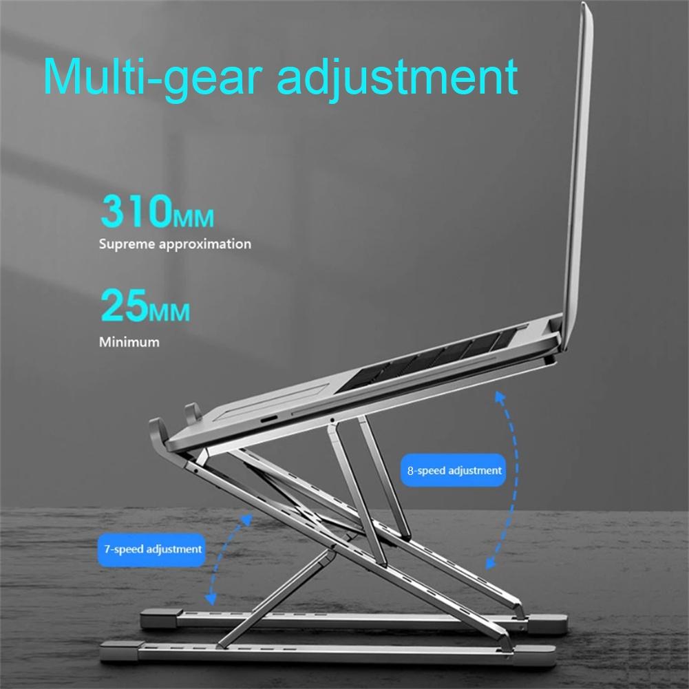 Foldable Aluminum Laptop Stand With Heat Dissipation-1915197971662770179