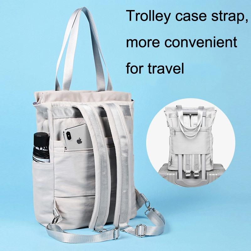 Waterproof Usb Laptop Backpack - Gray Large-1915197977190862852