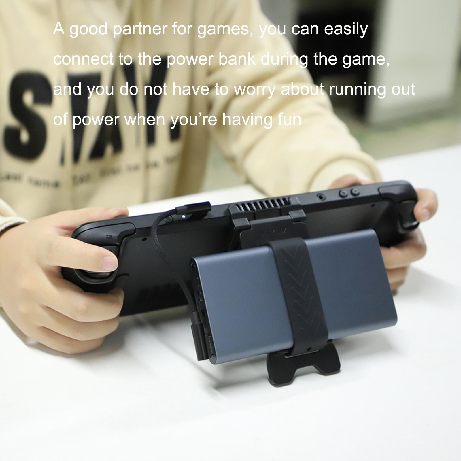 Steam Deck Charging Base For Mobile Power And Desktop Bracket - Black-1915196913112715270