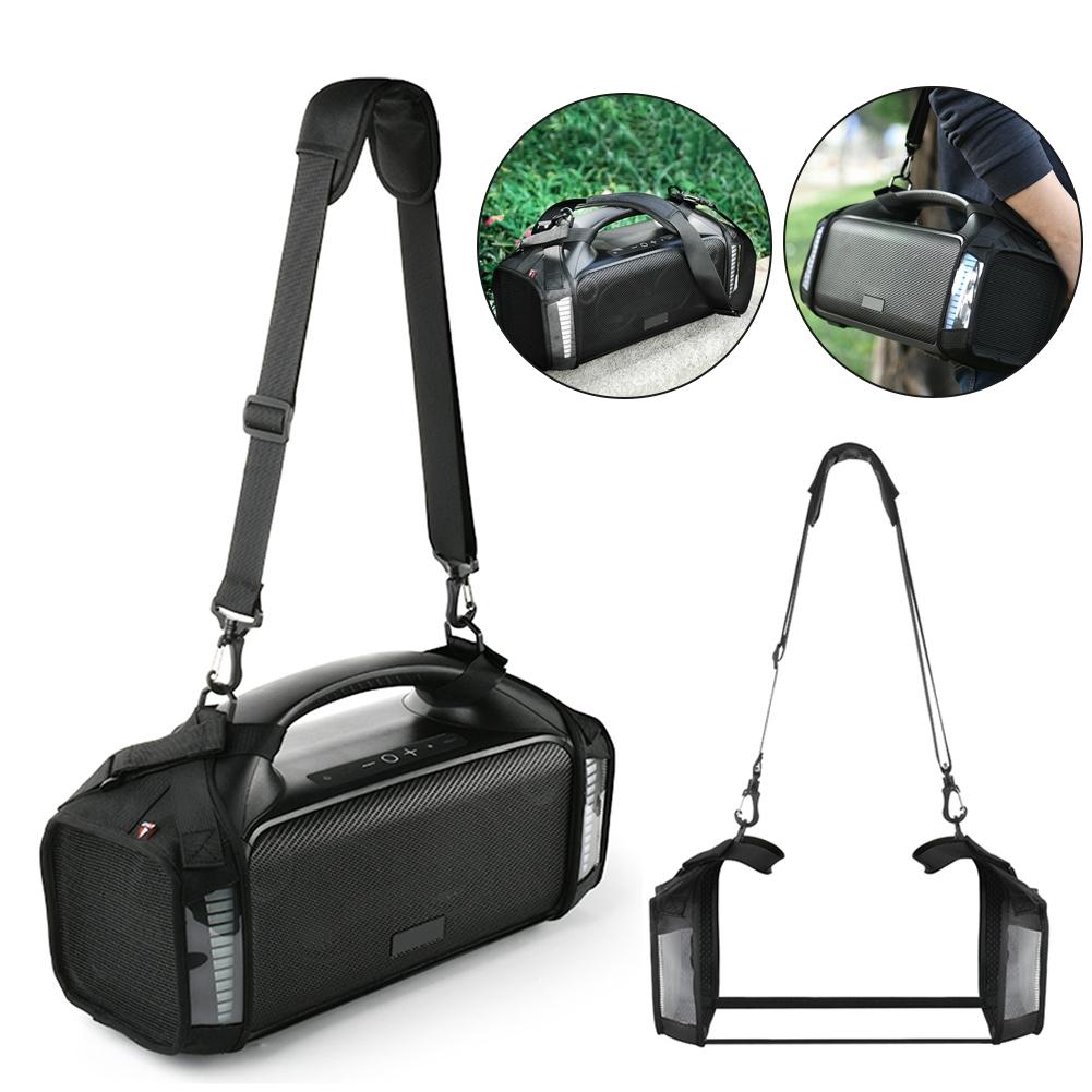 Protective Case For Tribit Stormbox Blast Speaker With Carrying Strap - Black-1915196917927776256