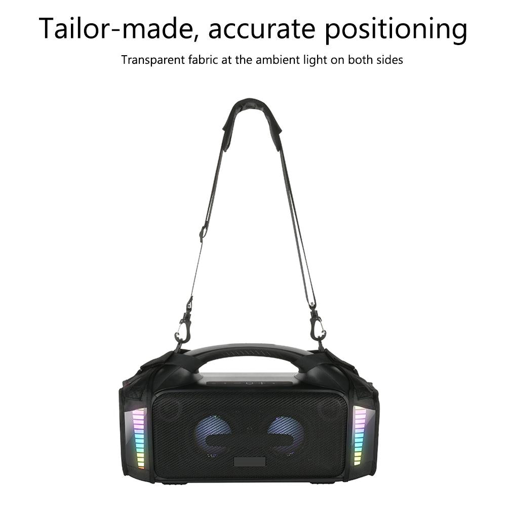 Protective Case For Tribit Stormbox Blast Speaker With Carrying Strap - Black-1915196917927776258