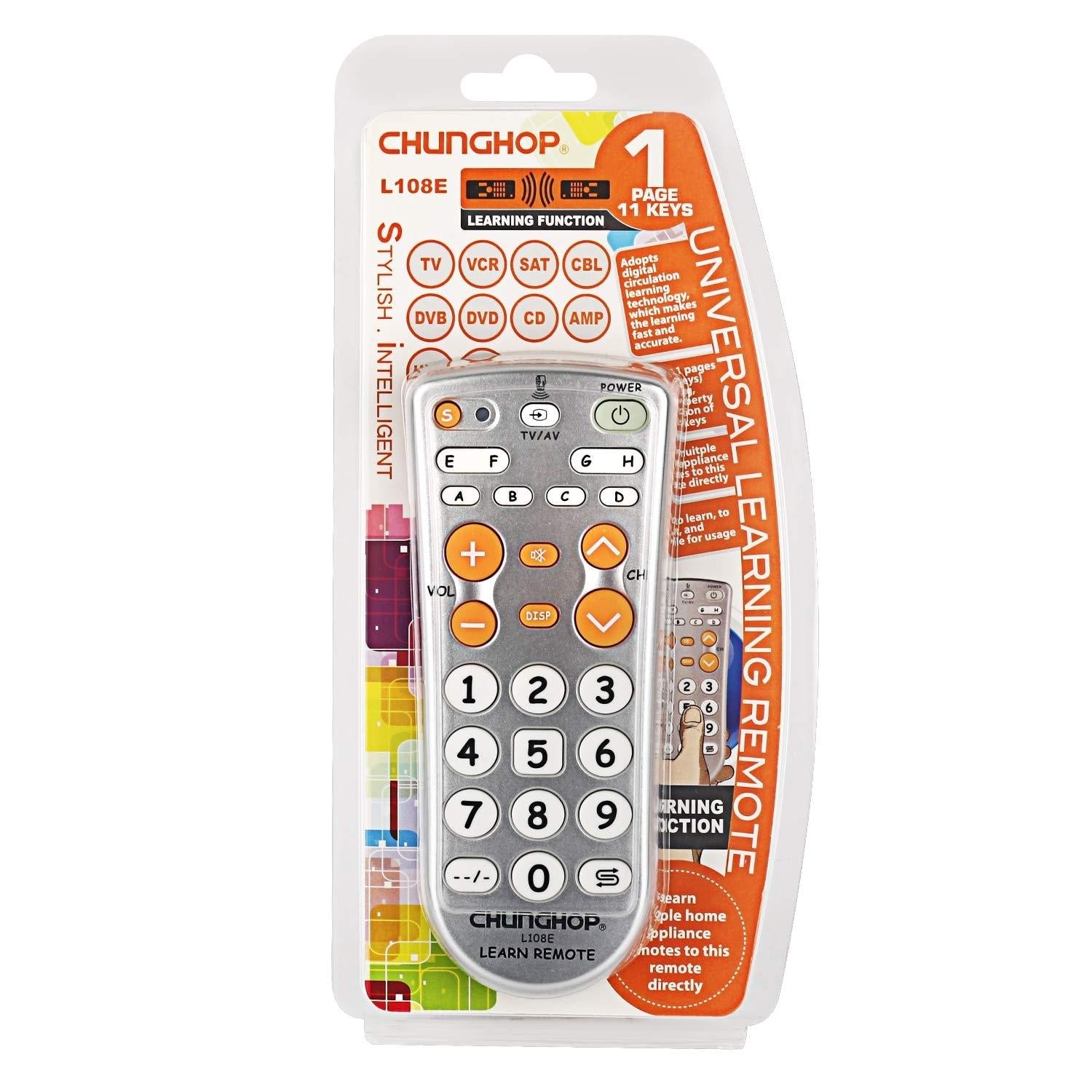 Universal Infrared Tv Remote Control - Learn Function-1915197949596536838