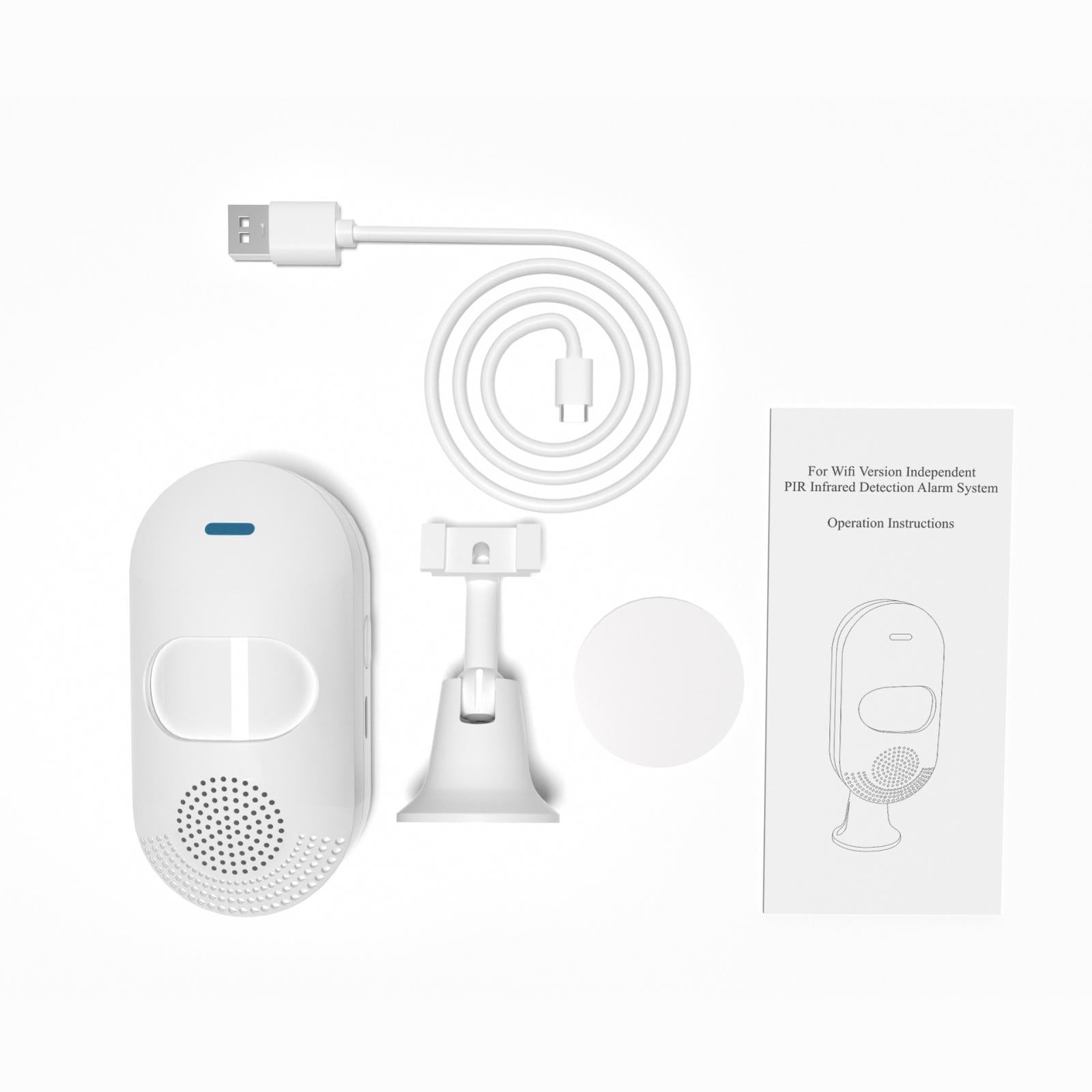 Smart Wifi Motion Sensor Alarm With Tuya App Control-1915197240205512705