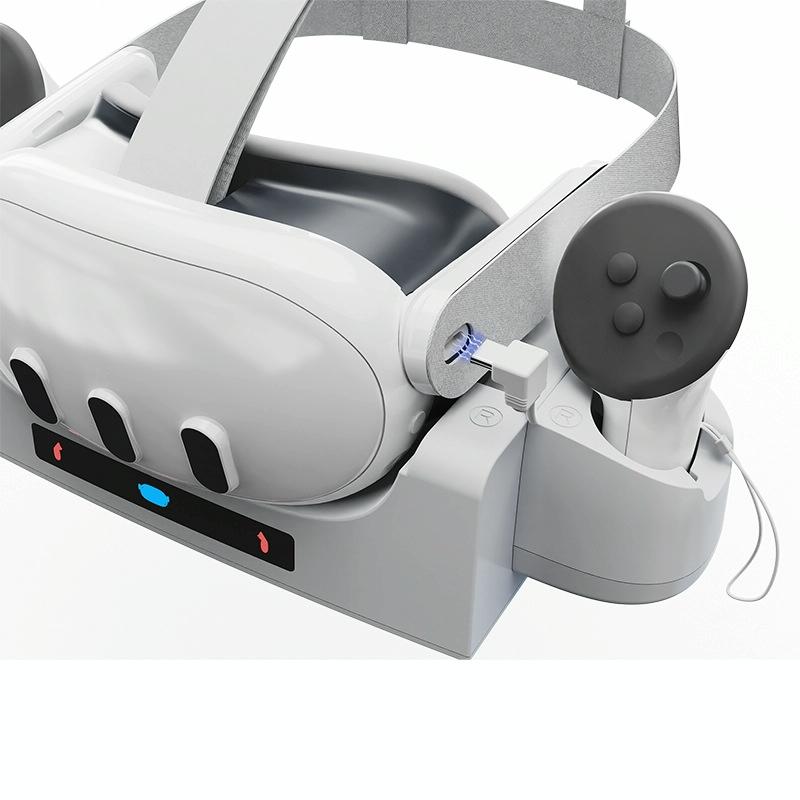 Gray Wall Mount For Meta Quest 3 Vr Helmet Charging-1922443422262759429
