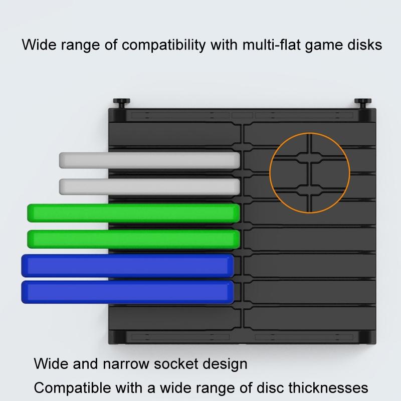 Desktop Cd Storage Stand - Large Capacity Black-1915196818300473347