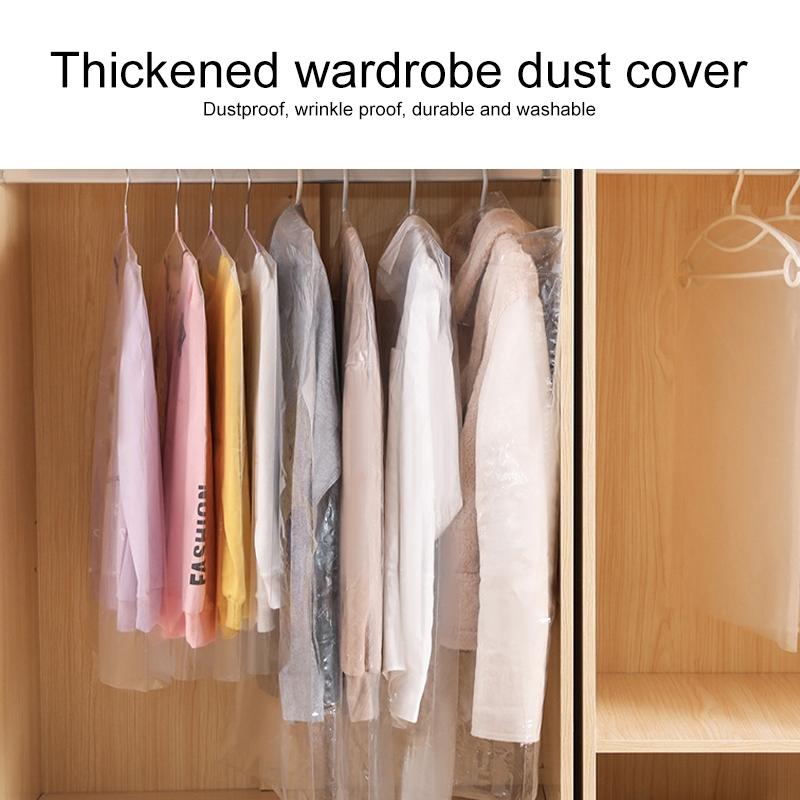 100 Disposable Transparent Dust Bags - 55X80Cm - Pp 4 Wires-1915198307098038276