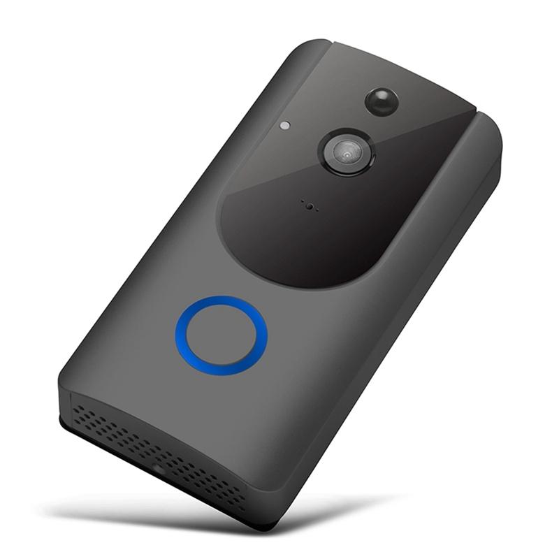 Smart Wifi Video Doorbell With Night Vision - Remote Monitoring-1915196544722800649