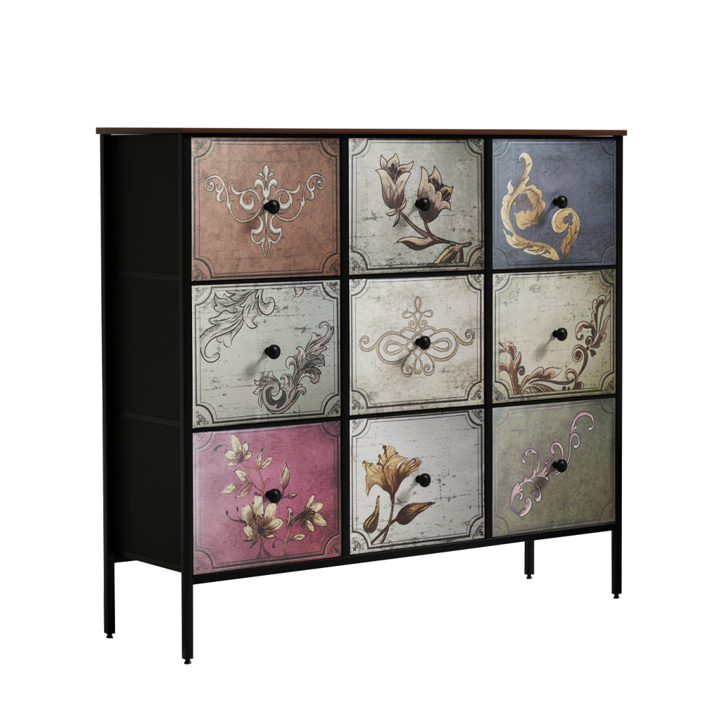Levede 9 Chest of Drawers Storage Cabinet-1917016729624645632