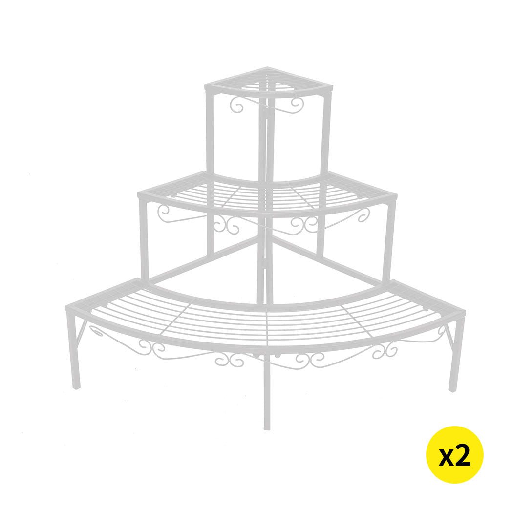 Levede Plant Stand Outdoor Indoor Metal-1942352901741613056