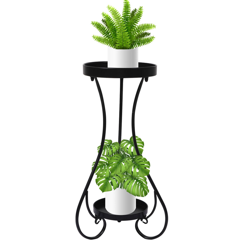 Levede Plant Stand 2 Tiers Outdoor Indoor Medium-1942353745170010112