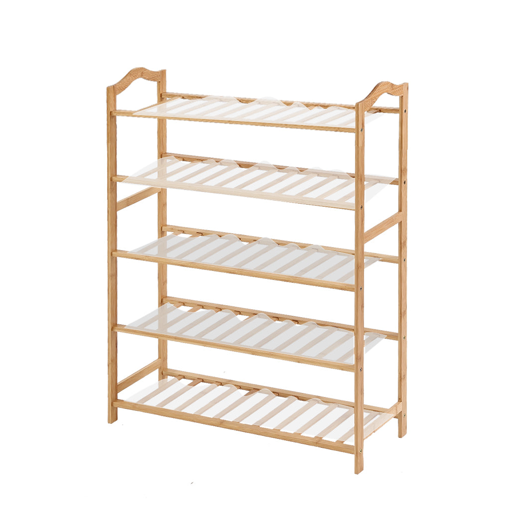 Levede Bamboo Shoe Rack Storage Wooden-1942353134701645824