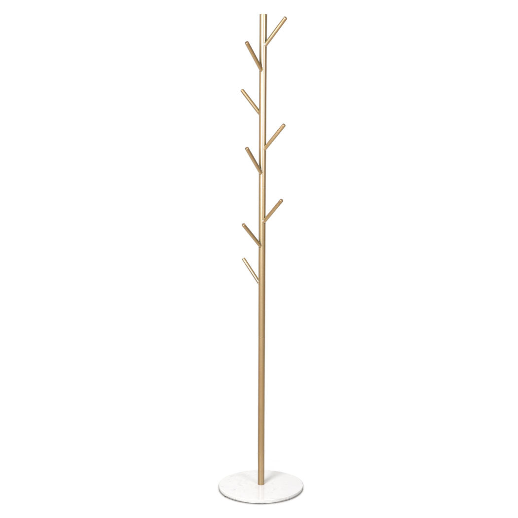 Levede Coat Rack Hat Clothes Stand Hanger Gold-1942353103588298752
