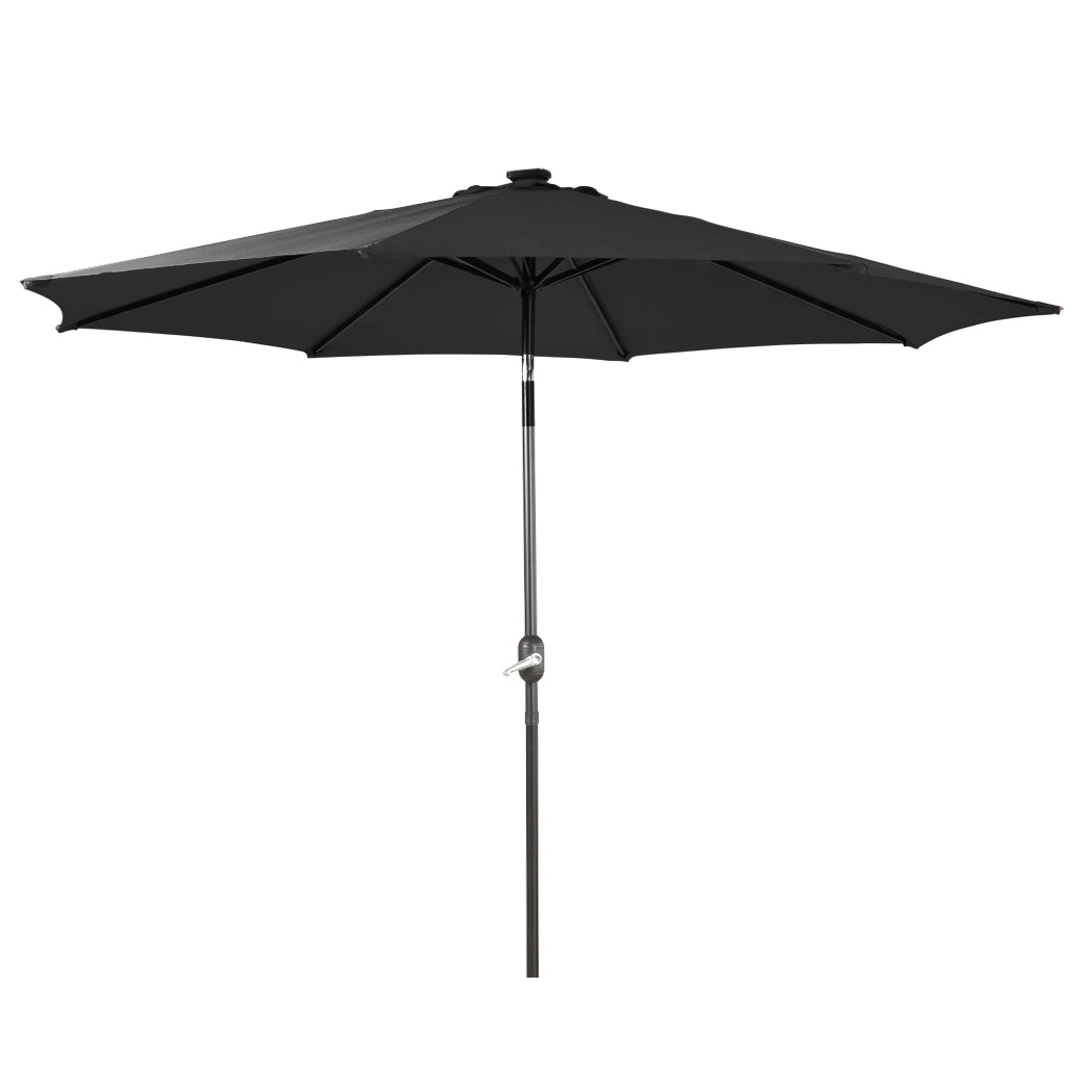 Mountview Outdoor Patio Aluminum Tiltable Charcoal-1942352874214395904