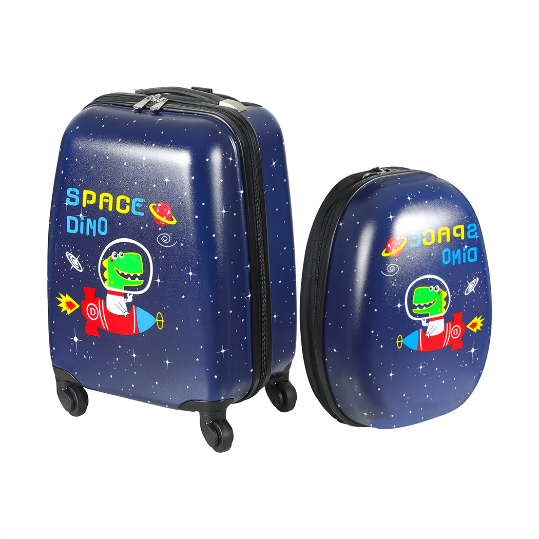 BoPeep 16''13'' 2PCS Kids Luggage Set Space Dino-1942353270152499200