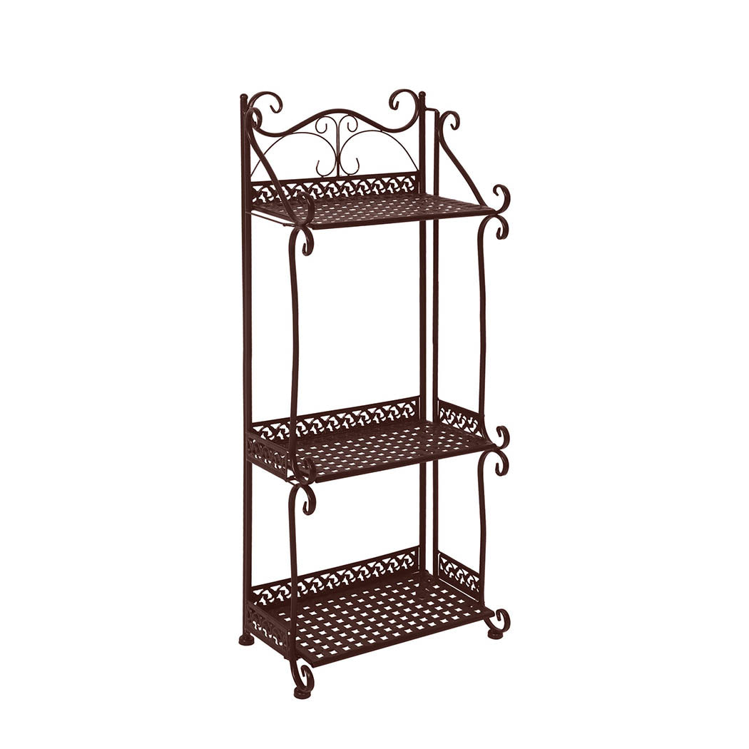 Levede Plant Stand 3 Tiers Outdoor Indoor Bronze-1942353746965172224