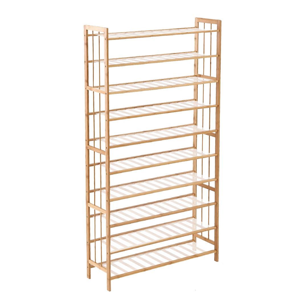 Levede Bamboo Shoe Rack Storage Wooden-1942353135905411072