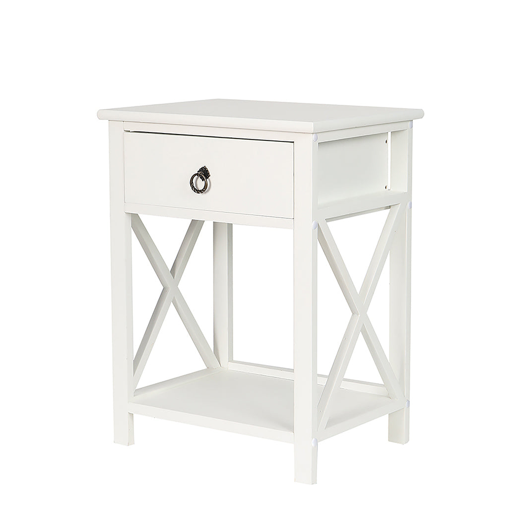 Levede 1x Bedside Tables Drawers Side-1910113031187206144