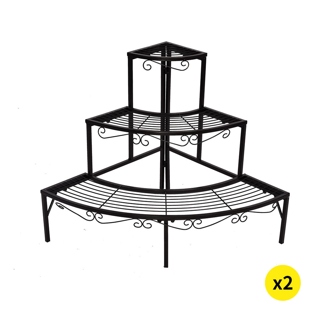 Levede 2x Outdoor Indoor Plant Stand-1942352901905190912