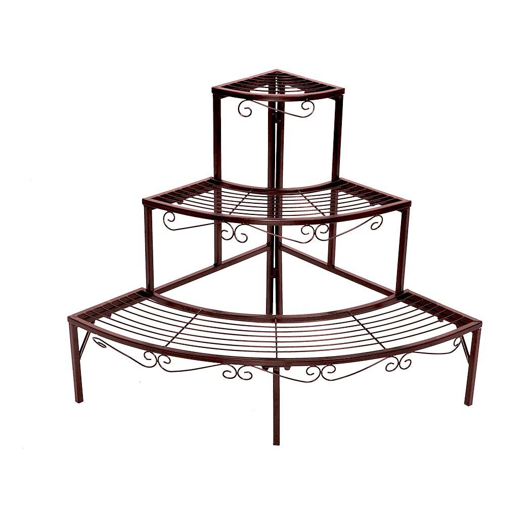 Levede Plant Stand Outdoor Indoor Metal-1942352901250879488