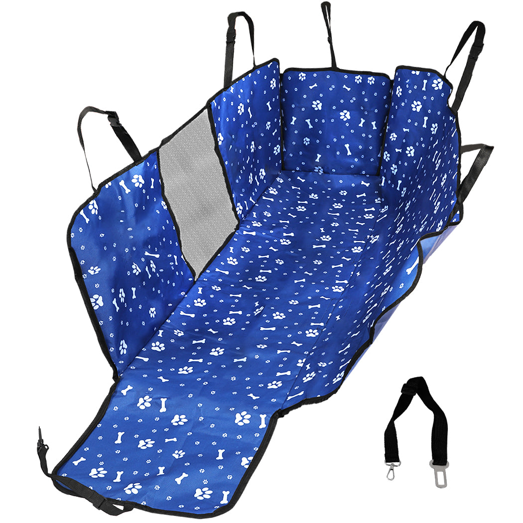 PaWz Pet Back Car Seat Cover Hammock Blue-1942353932600872960