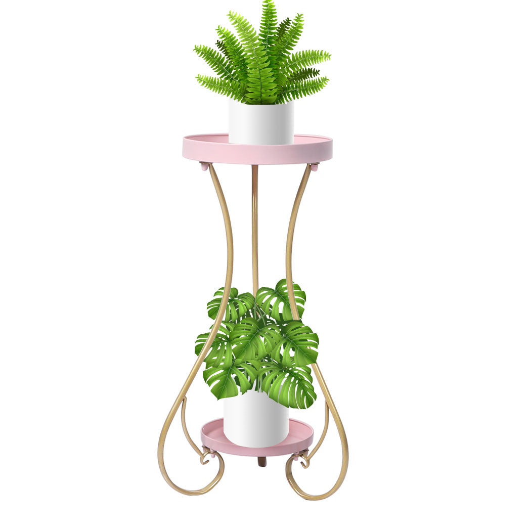 Levede Plant Stand 2 Tiers Outdoor Indoor Medium-1942353745719463936