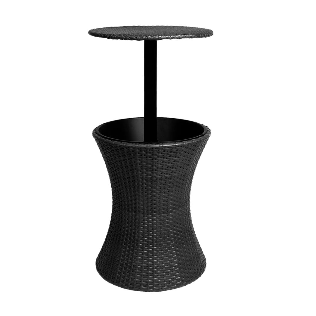 Levede Cooler Ice Bucket Table Bar Outdoor Black-1942353018414567424