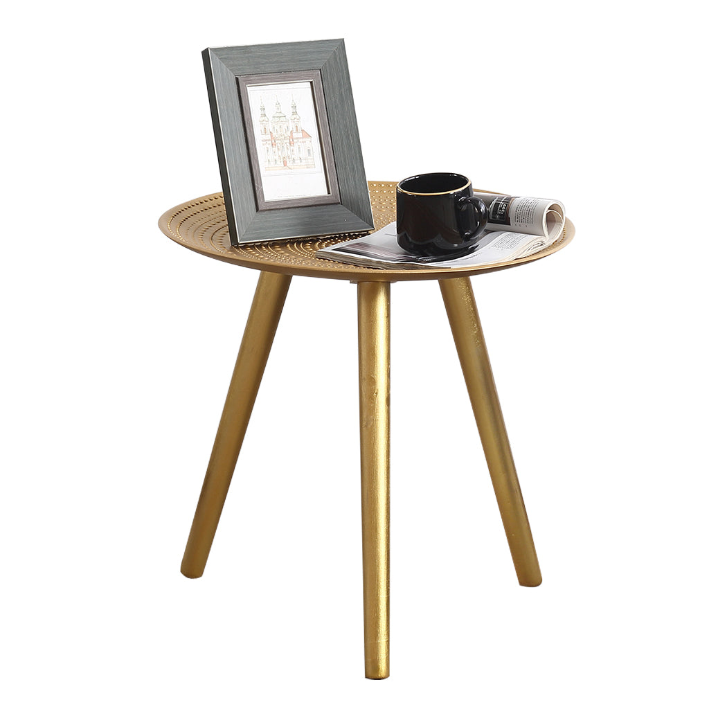 Levede Side Table Coffee Bedside End Golden-1910113282191134720