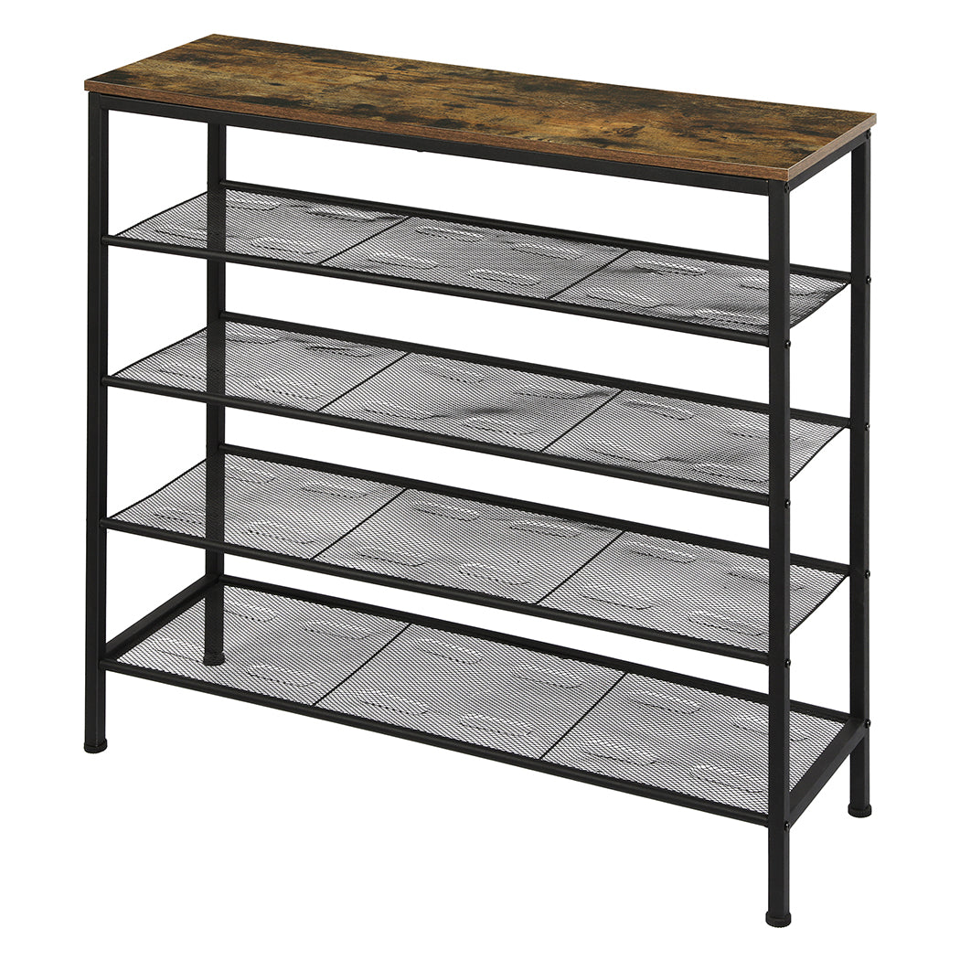 Levede 5-Tier Shoe Rack Storage Cabinet 100cm Wide-1942353136425504768