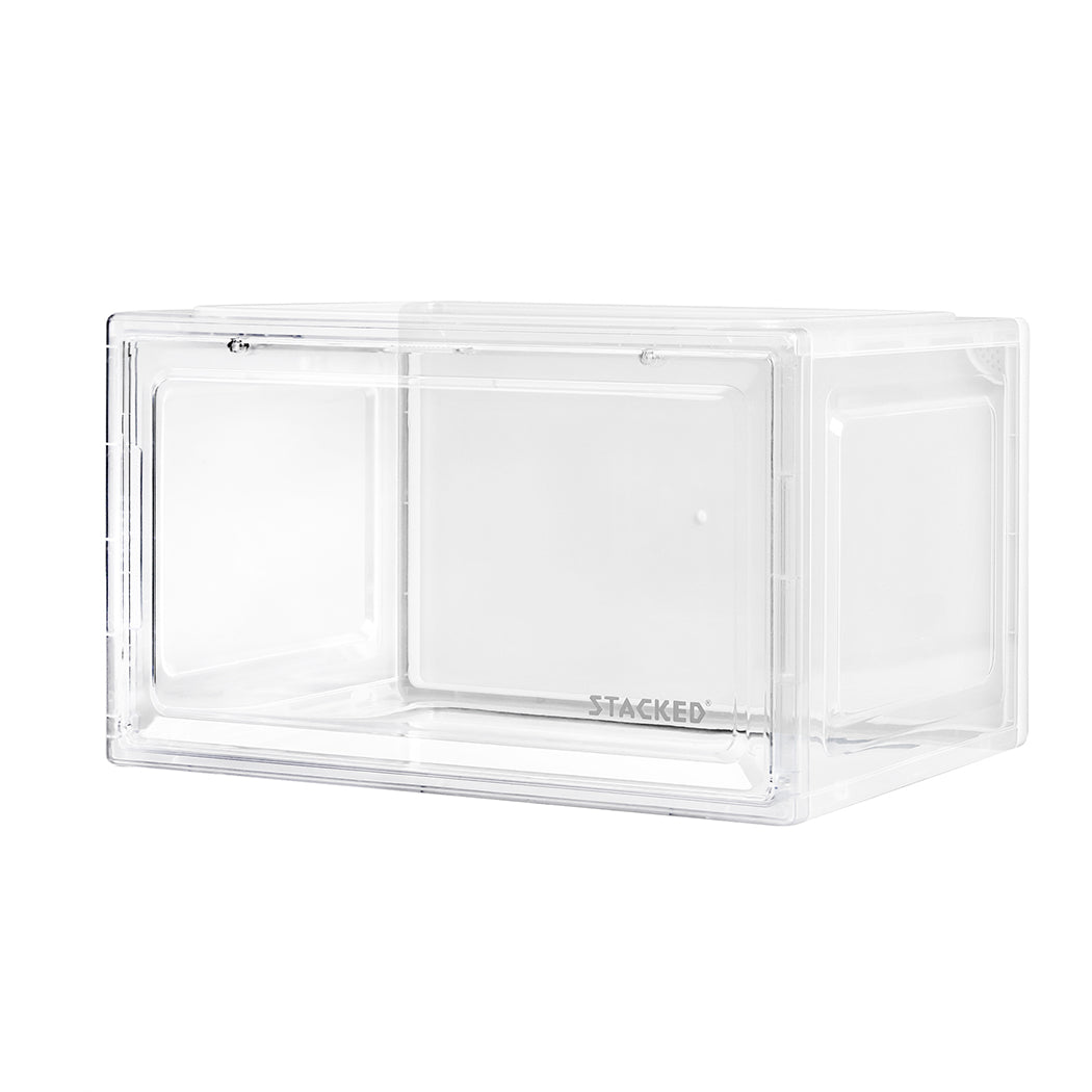 Stacked Shoe Box Acrylic Sneaker Display 1PC Clear-1942352807277498368