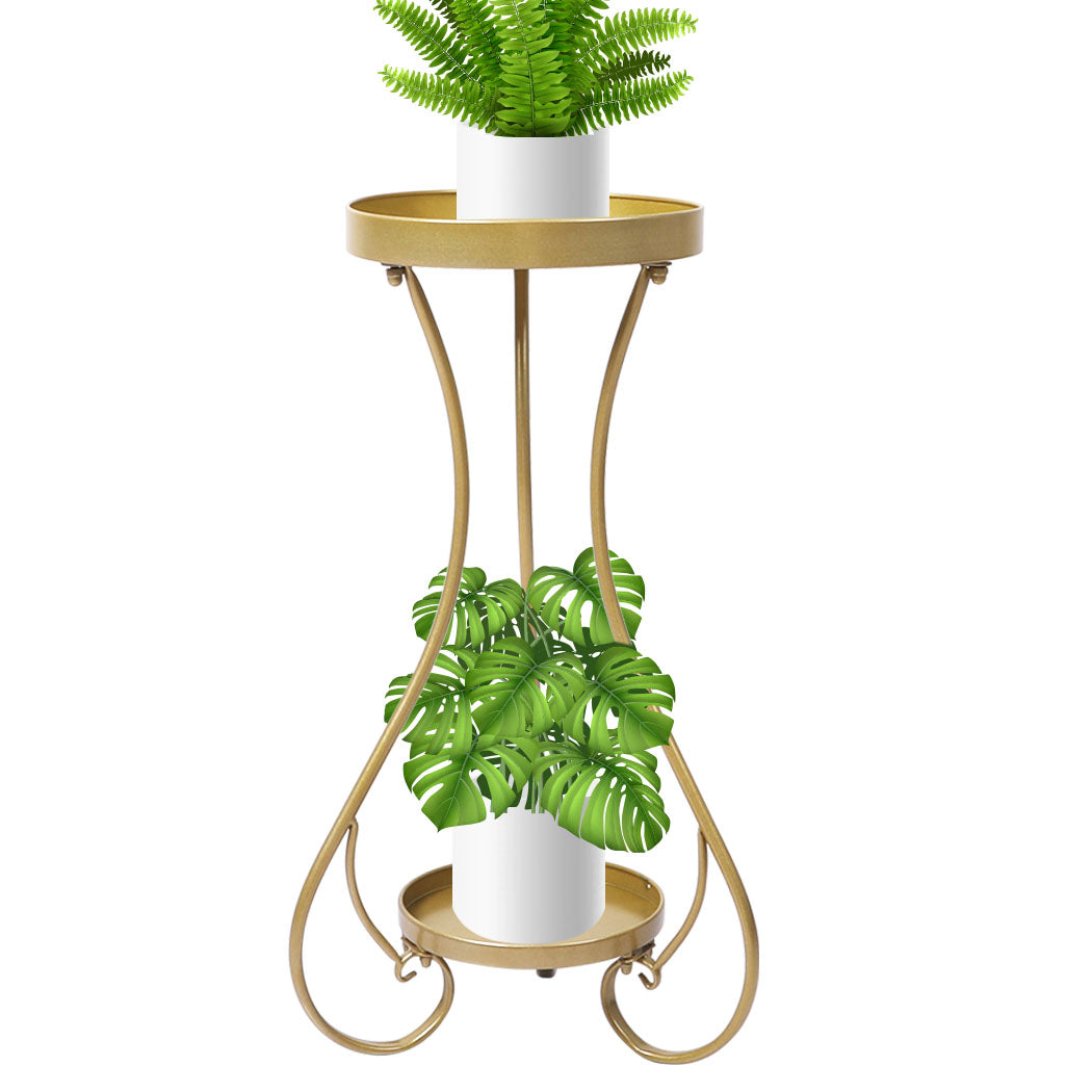 Levede Plant Stand 2 Tiers Outdoor Indoor Large-1942353744637333504