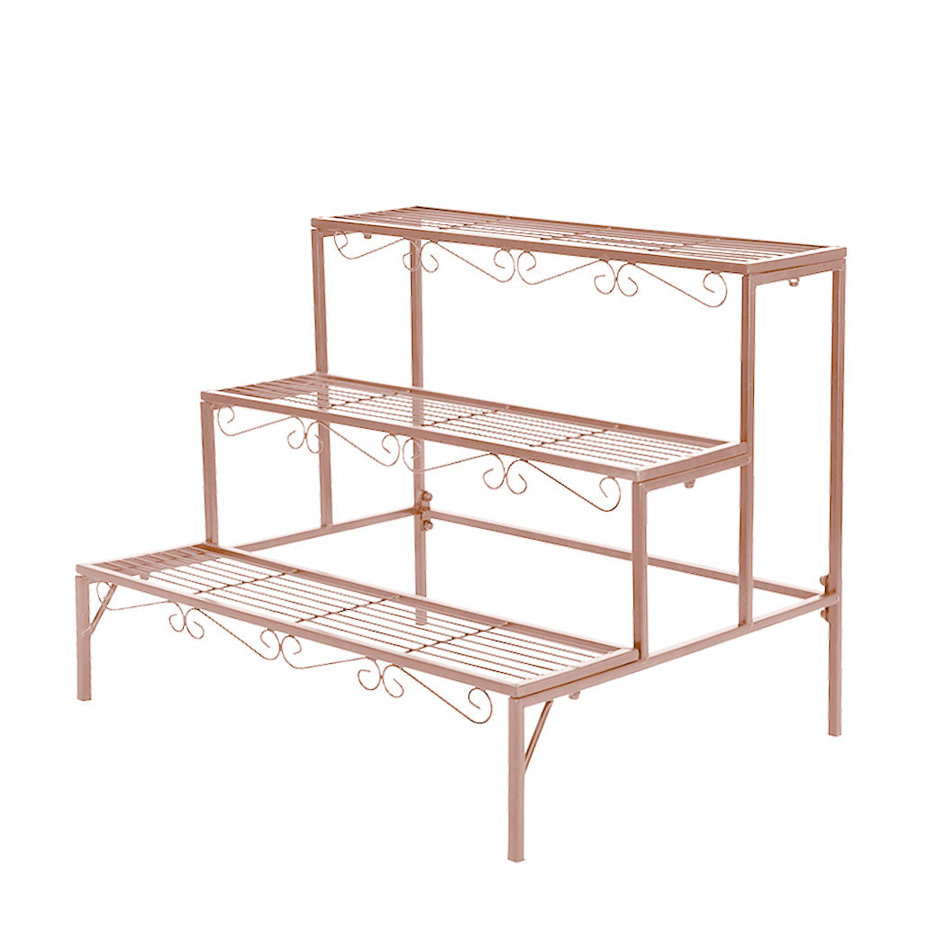 Levede Plant Stand 3 Tier Rectangle-1942352900424601600