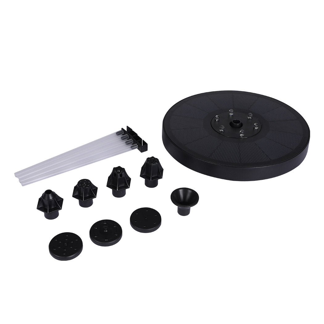 Solar Powered Water Fountain Power Floating-1942353744113045504