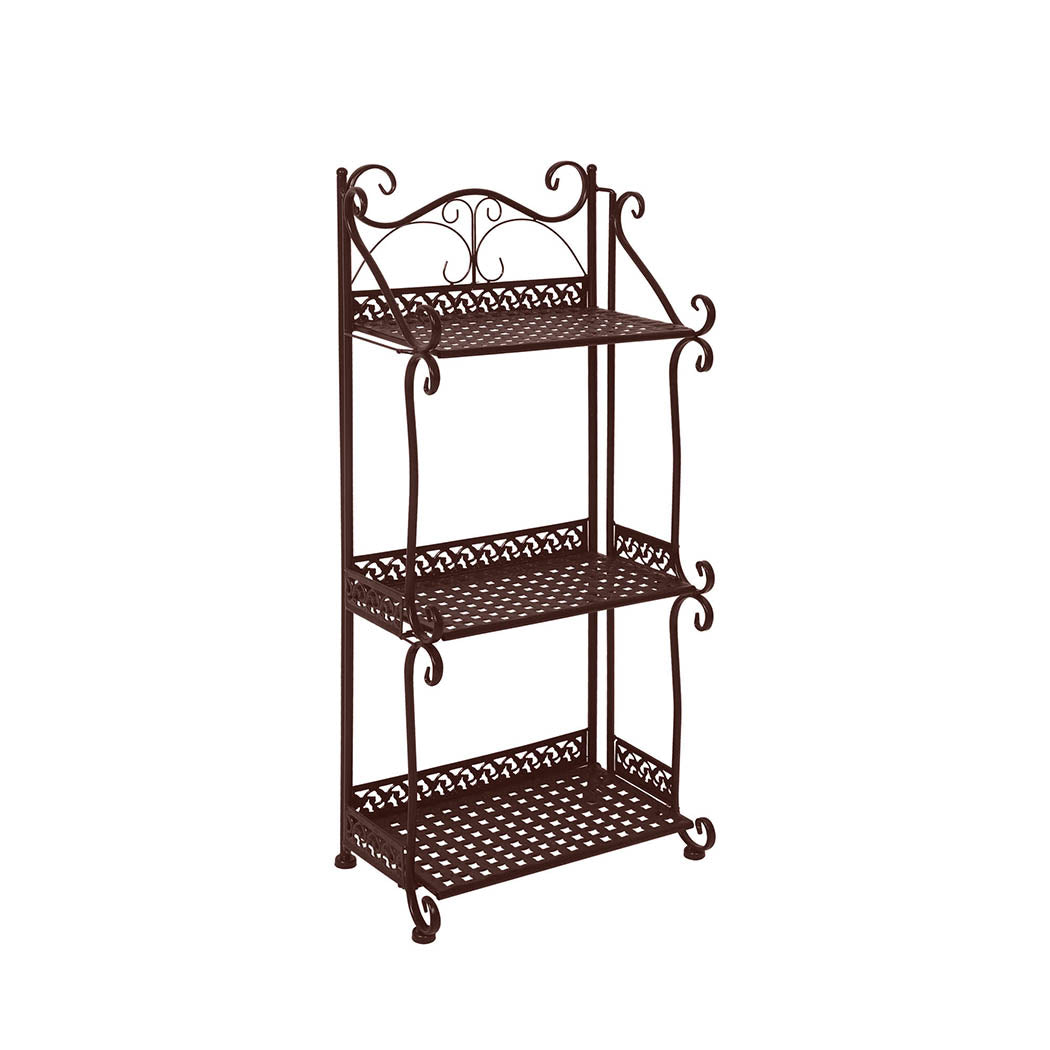 Levede Plant Stand 3 Tiers Outdoor Indoor Bronze-1942353746596073472