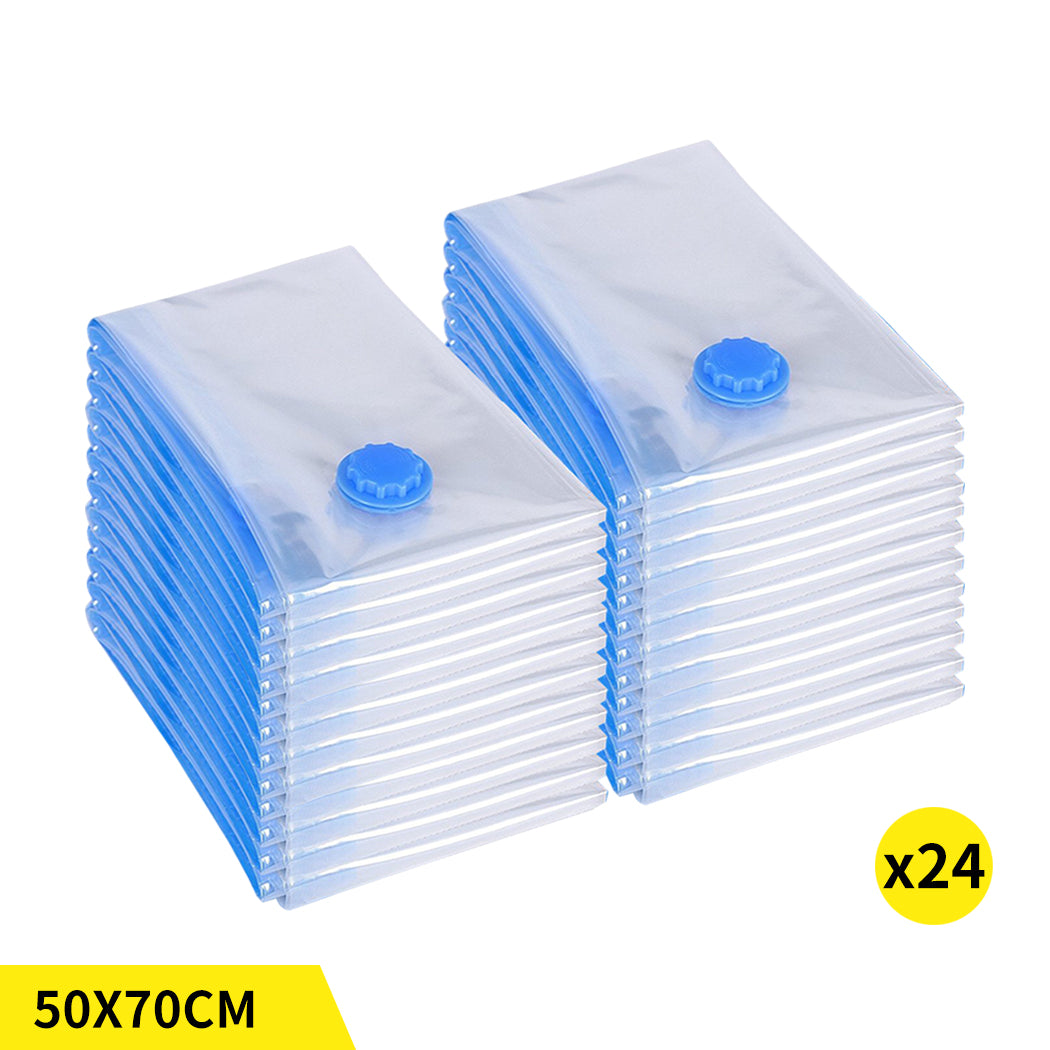 Vacuum Storage Bags Save Space Seal 50x70cm-24PK-1942353154364542976