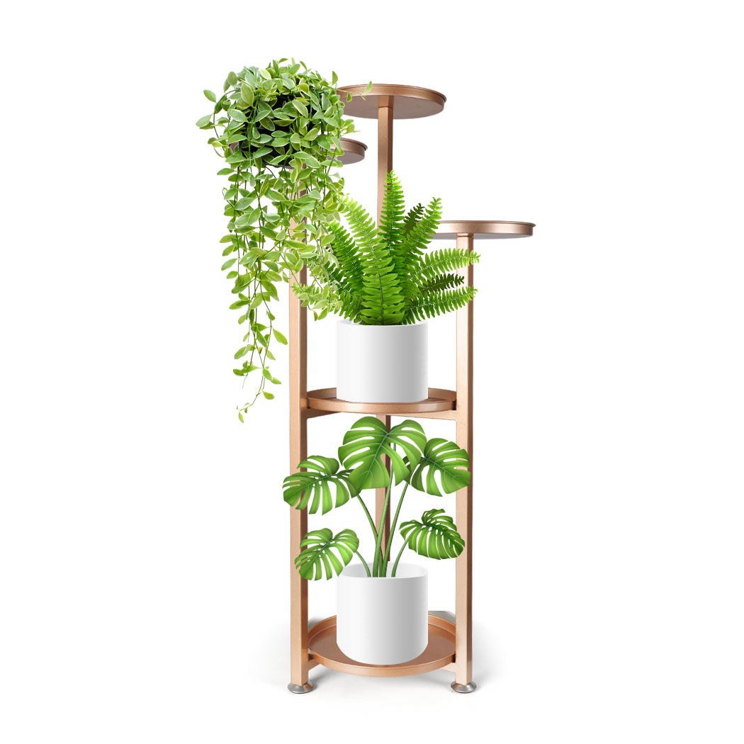 Levede Plant Stand Outdoor Indoor Flower Rose Gold Medium-1942352903889096704