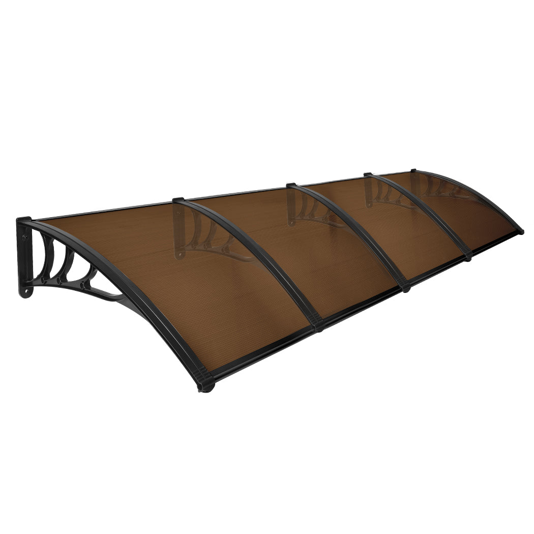 Mountview Window Door Awning Outdoor 1M X 4M Brown 1x4M-1942353017567318016