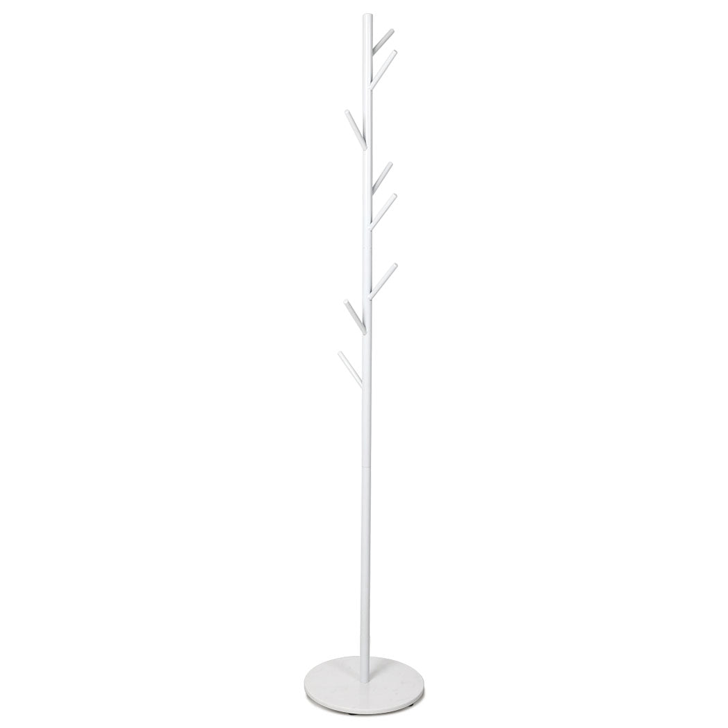 Levede Coat Rack Hat Clothes Stand Hanger White-1942353103940620288