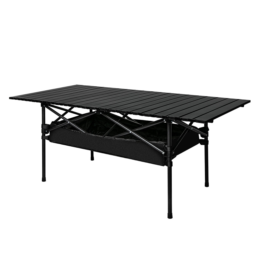 Levede Folding Camping Table Portable Black-1942353032847167488