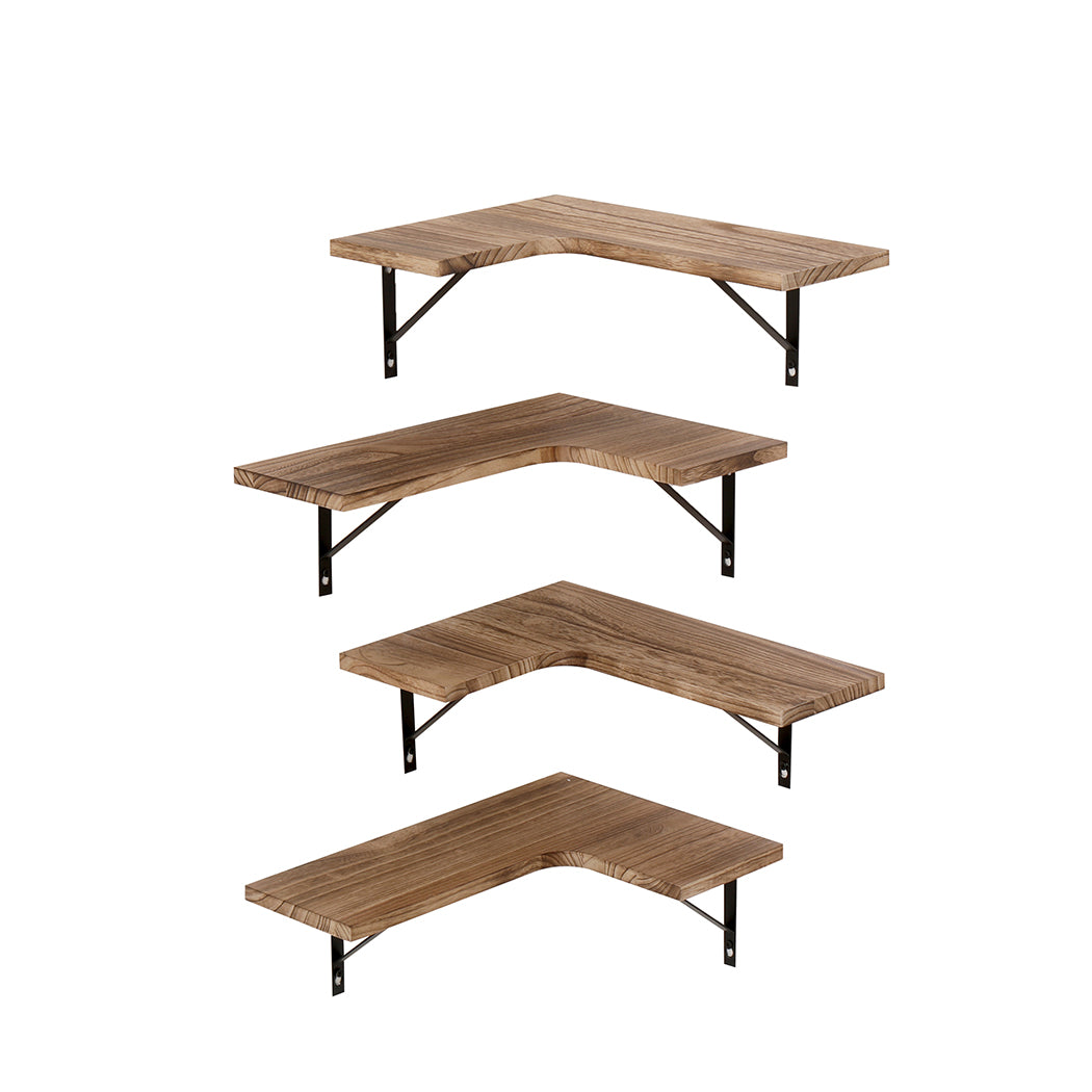 Levede Floating Shelf DIY Corner Hanging-1910113231490387968