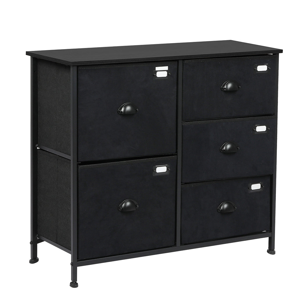 Levede Chest of 5 Drawers Storage Cabinet-1917016729469456384