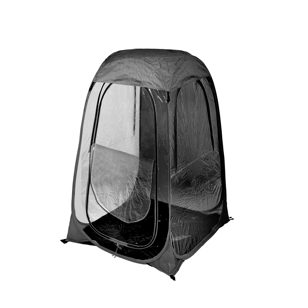 2x Mountview Pop Up Tent Camping Weather Black-1942352872813498368